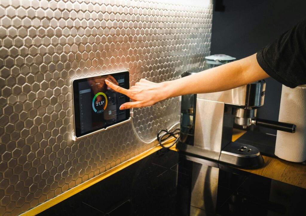 Smart home technology in luxury holiday rental