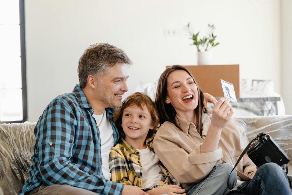 Family enjoying a kid-friendly