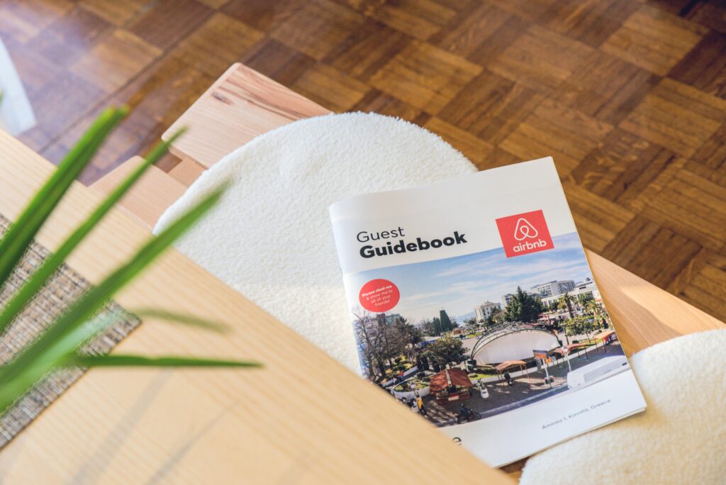 Airbnb guidebook in Dubai holiday home
