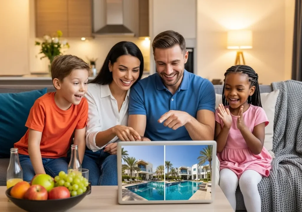 Family booking Dubai holiday home online