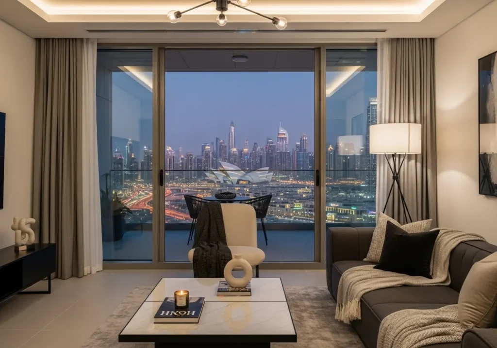 Modern holiday home with Dubai Opera view