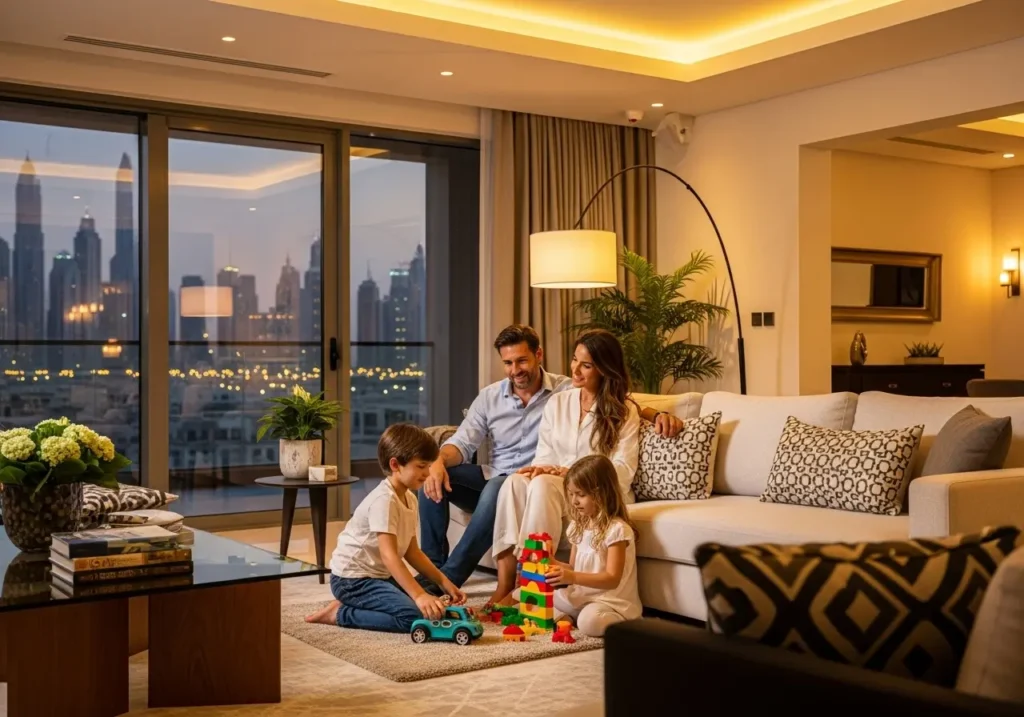 Safe and comfortable holiday home for families in Dubai