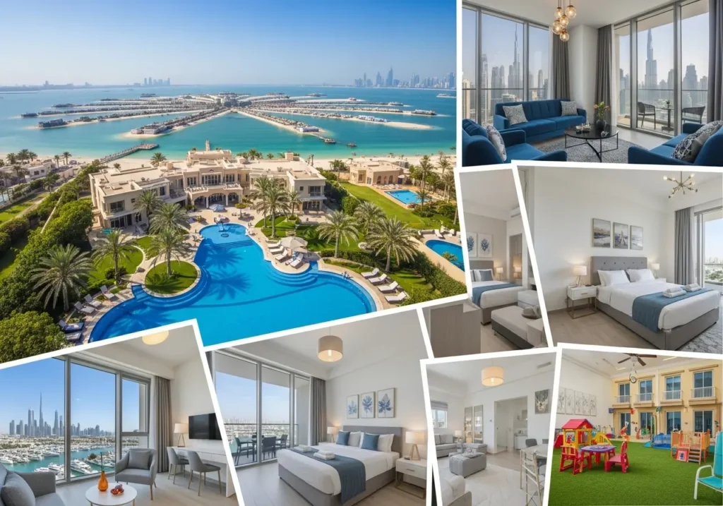 Different types of Airbnb holiday homes in Dubai